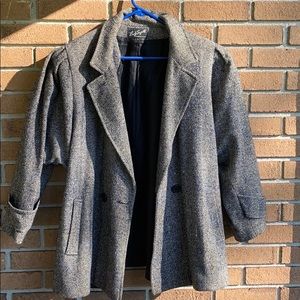 Wool women’s dress coat.Size is xlarge to 2xlarge